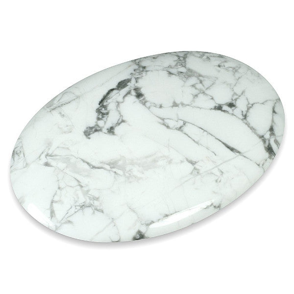 Howlite Blanche Galet