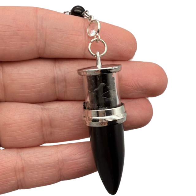 Pendule Obsidienne - Pièce Unique