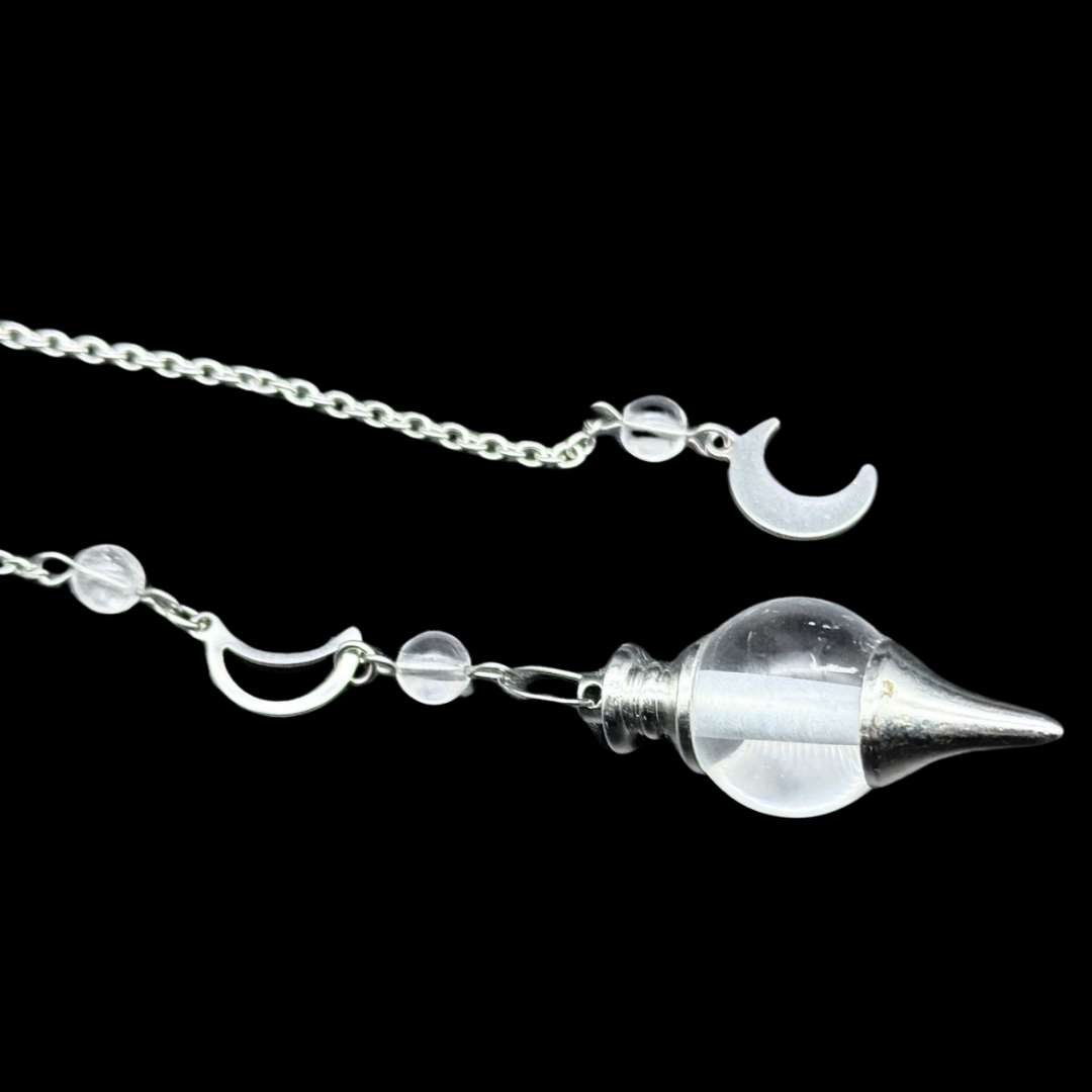 Pendule Cristal de roche - Pièce unique