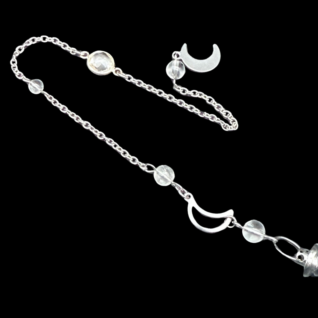 Pendule Cristal de roche - Pièce unique