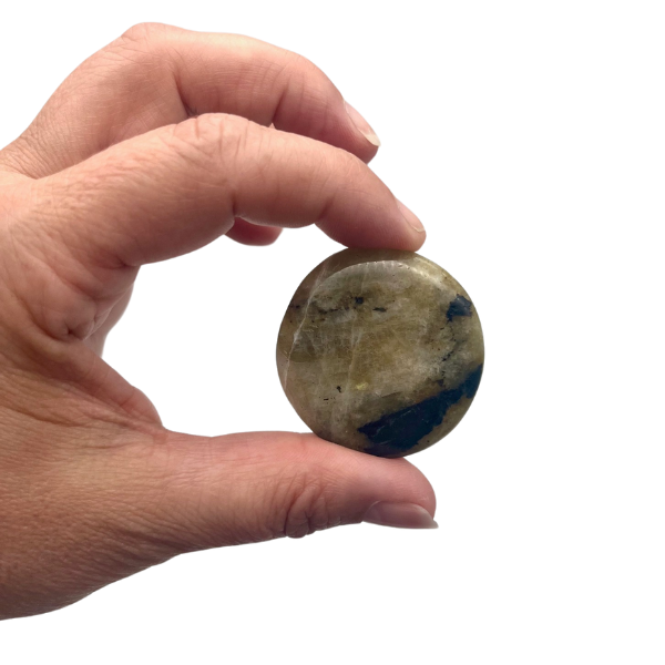 Labradorite Blanche ou Péristérite Galet