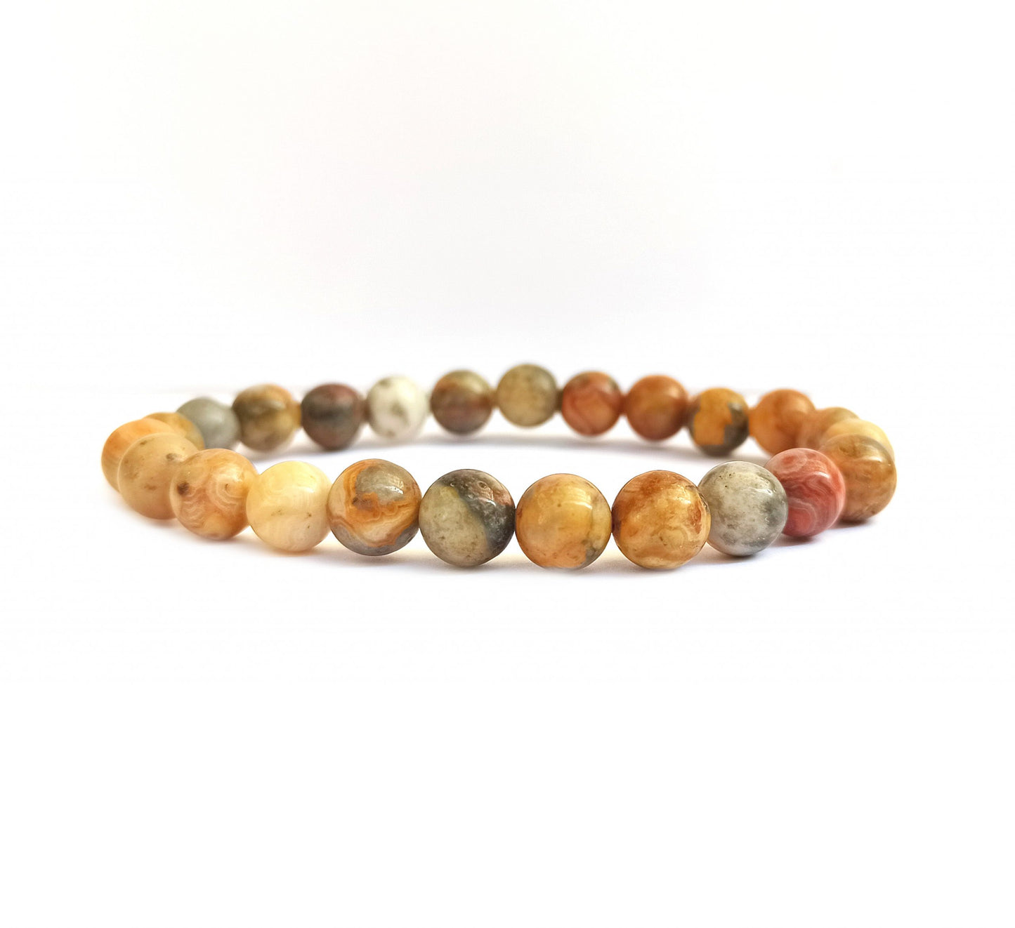 Agate Crazy Lace Bracelet en Pierre boule