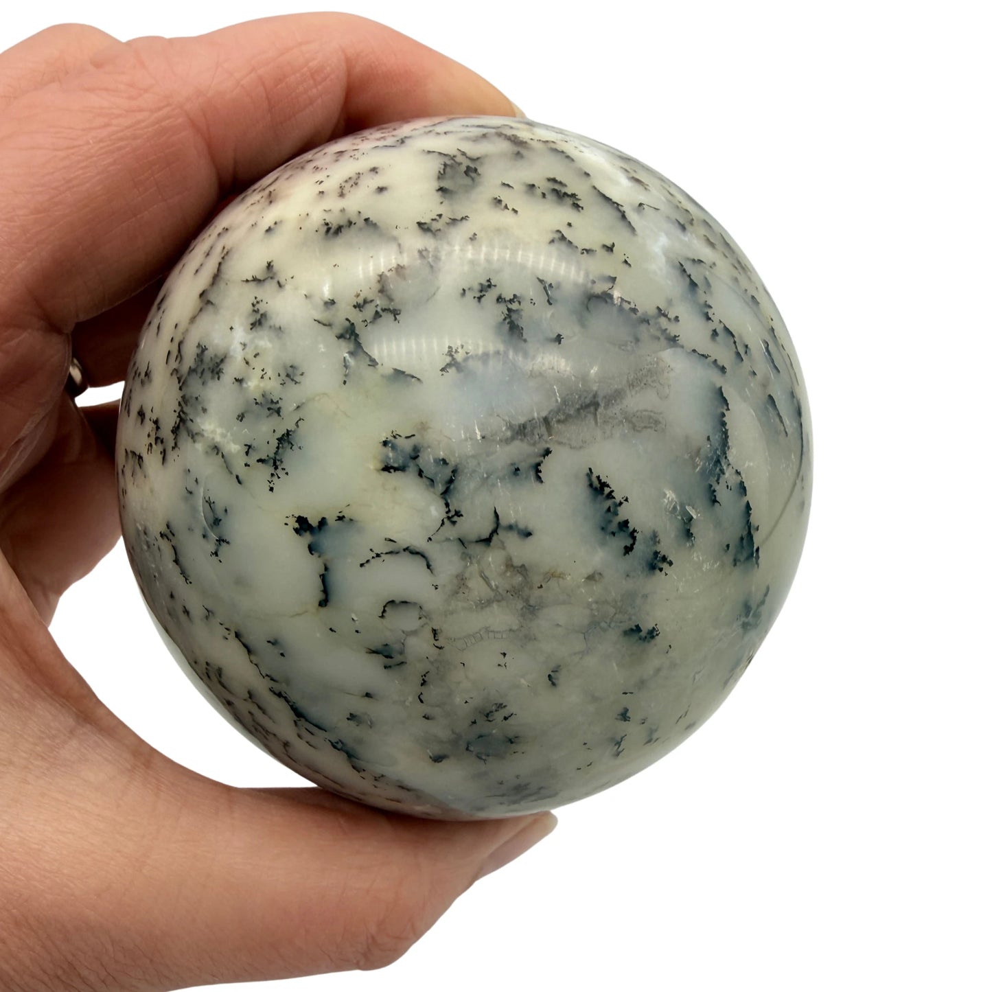 Sphère en Agate Dendritique - Pierre Naturelle - Pièce unique