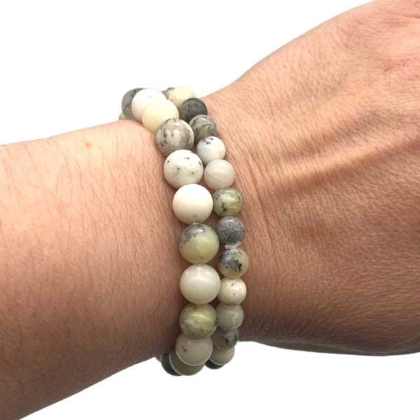 Agate Dendritique Bracelet en Pierre Boule