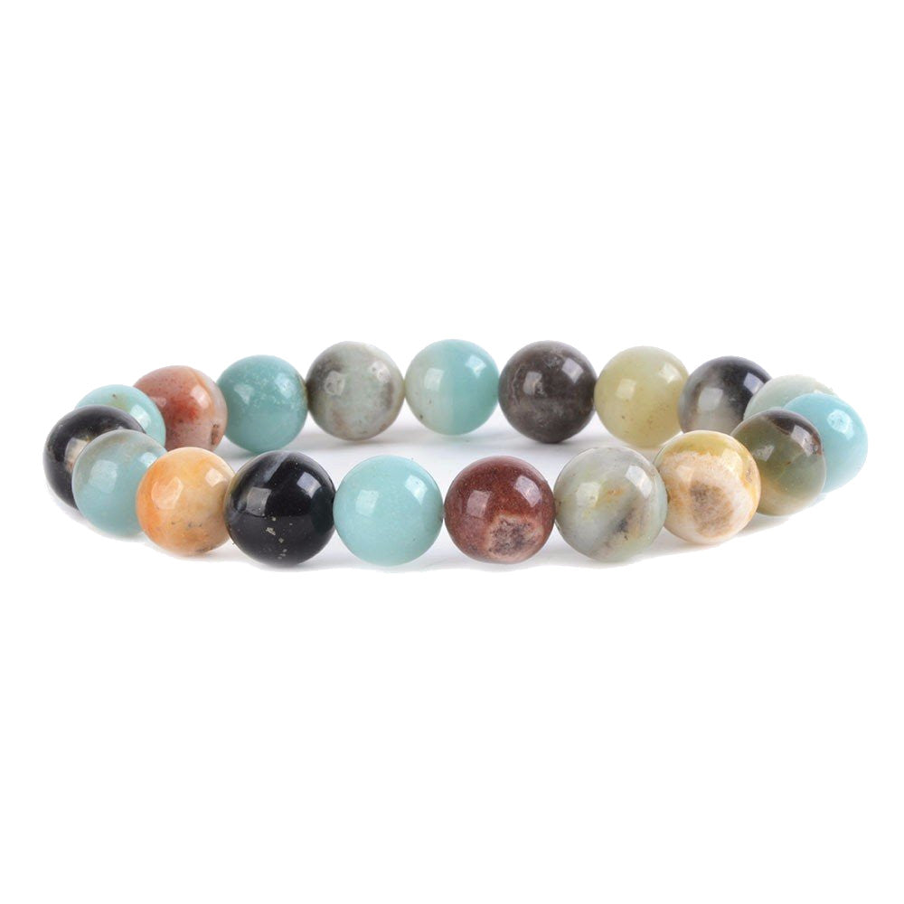 Amazonite Bracelet en Pierre Boule