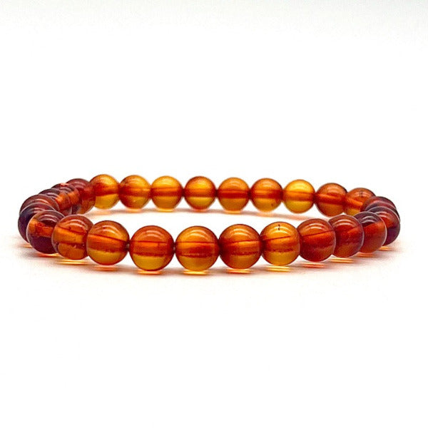 Ambre Bracelet en Pierre Boule