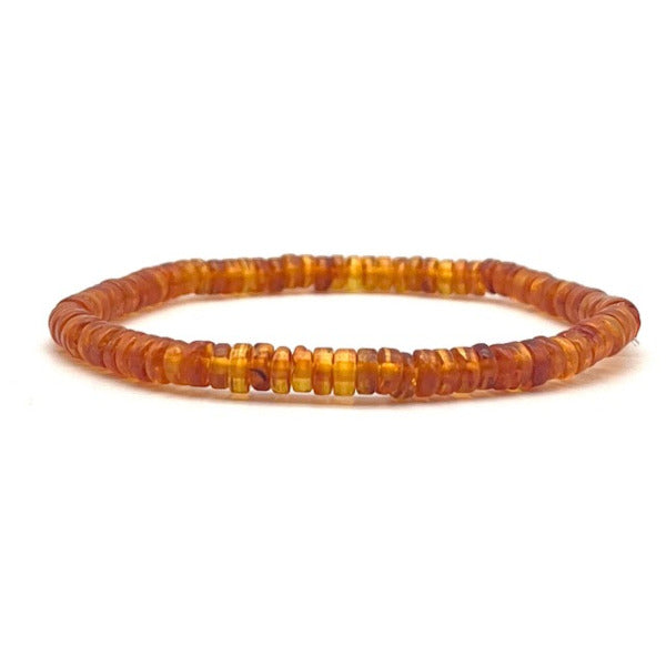 Ambre Bracelet en Pierre Rondelle