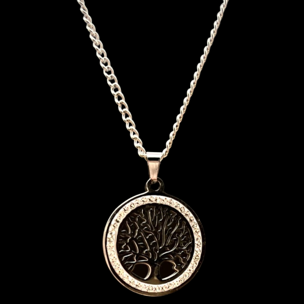 Arbre de vie Pendentif en Acier Inoxydable
