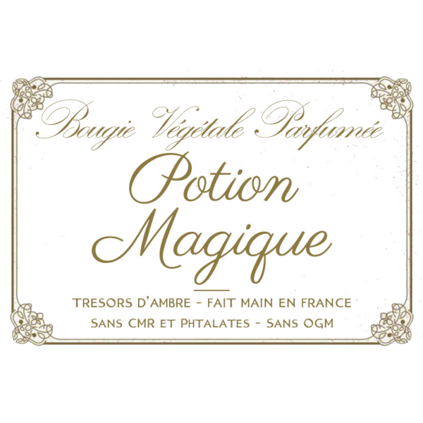 Bougie végétale parfumée Potion Magique Métal