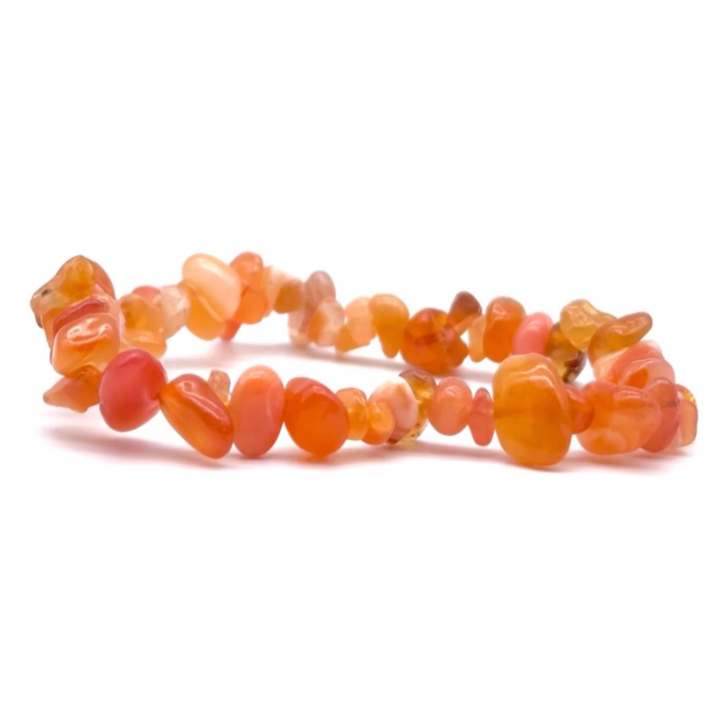 Bracelet Baroque Cornaline Pierre Naturelle Lithothérapie