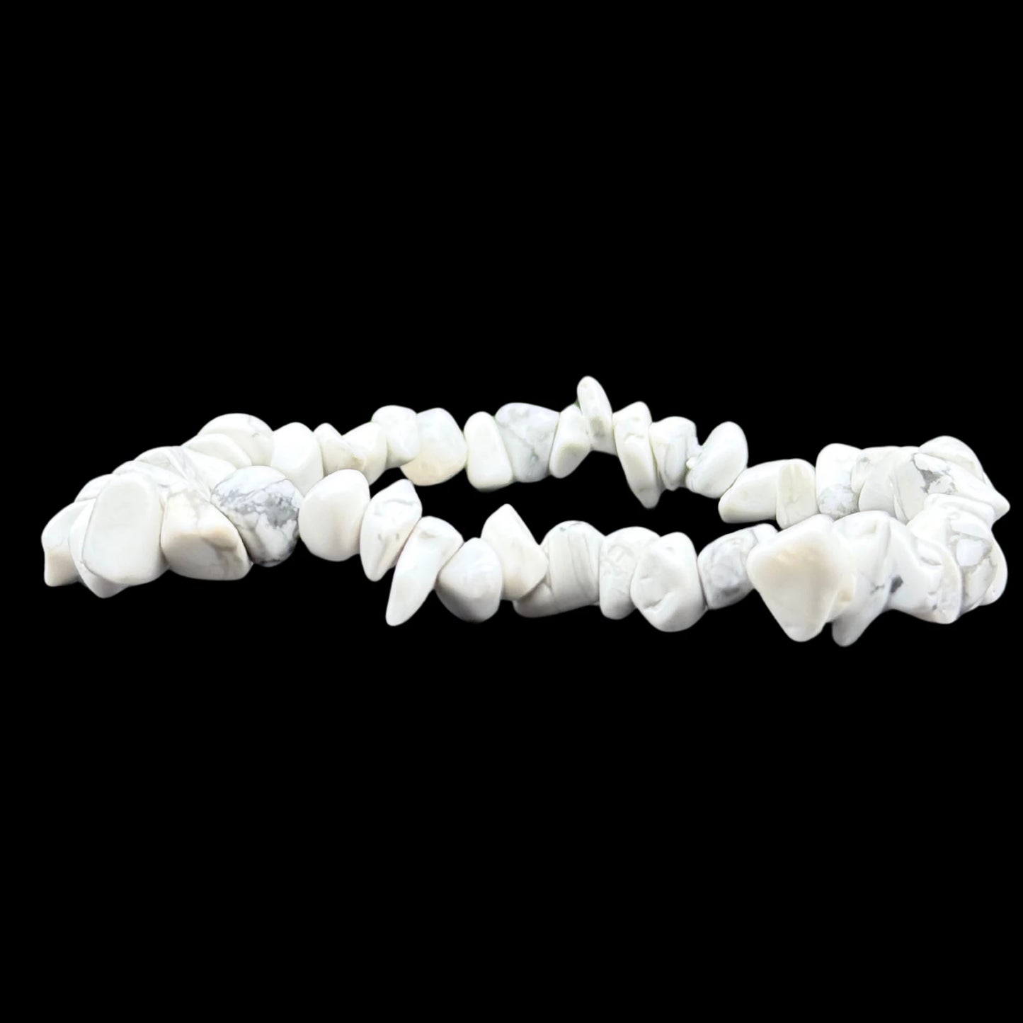 Bracelet Baroque Howlite Pierre Naturelle Lithothérapie