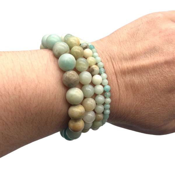 Amazonite Bracelet en Pierre Boule