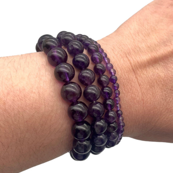 Améthyste Bracelet en Pierre Boule
