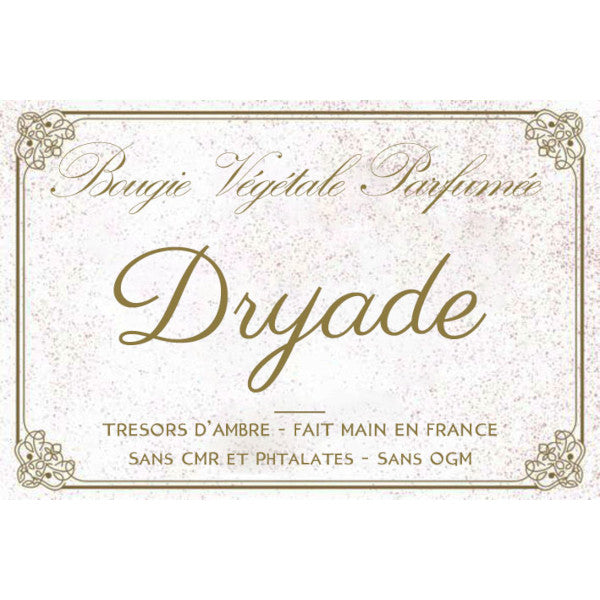 Bougie végétale parfumée Dryade Métal