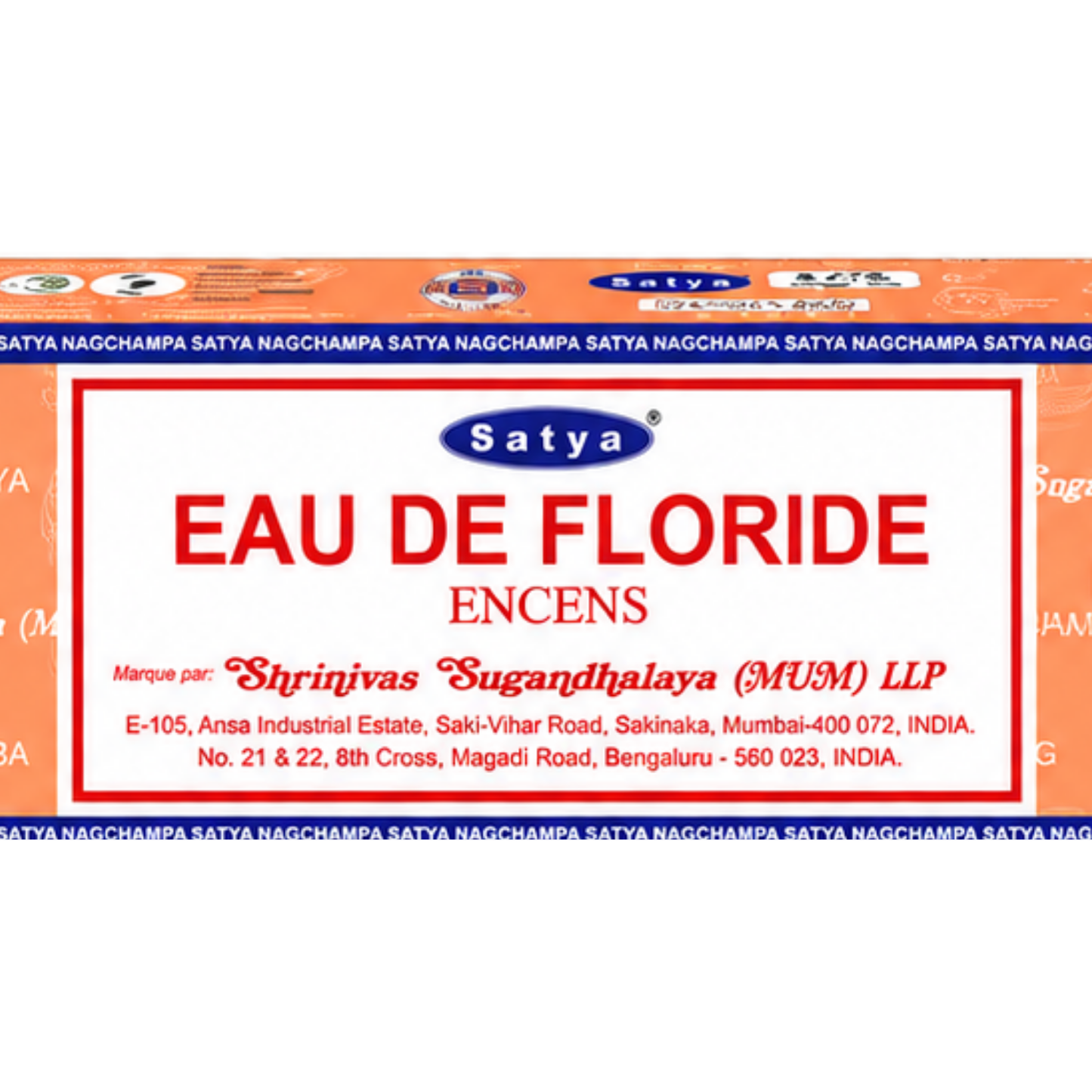 Encens Eau de Floride – Satya 15g | Bâtonnets Naturels