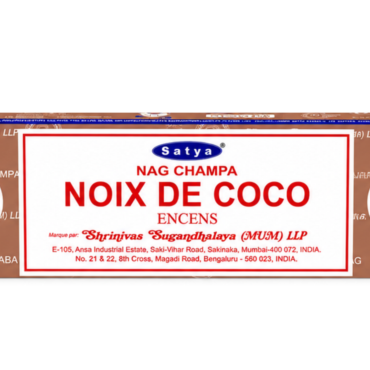 Encens Noix de Coco – Satya 15g | Bâtonnets Naturels