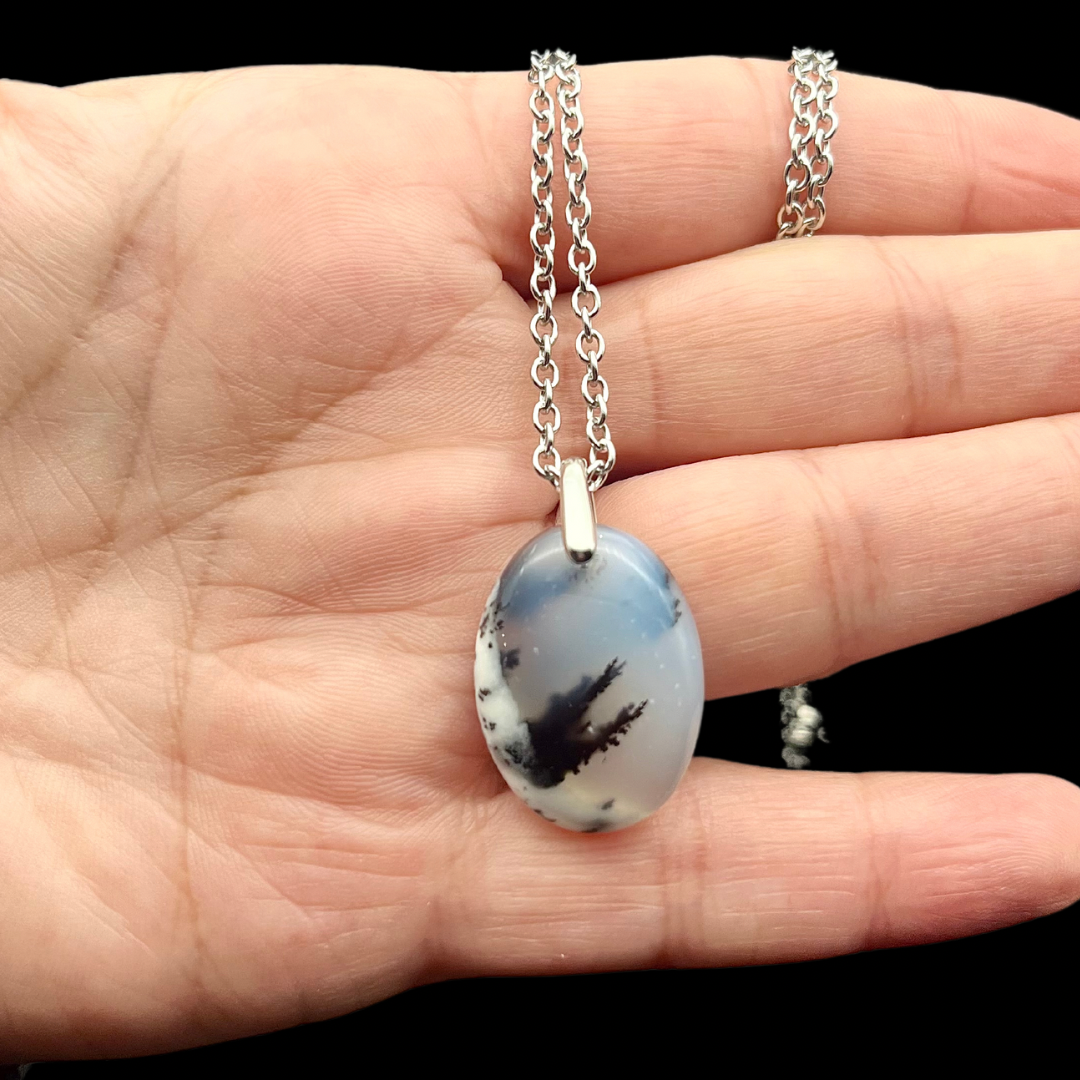 Agate Dendritique Pendentif