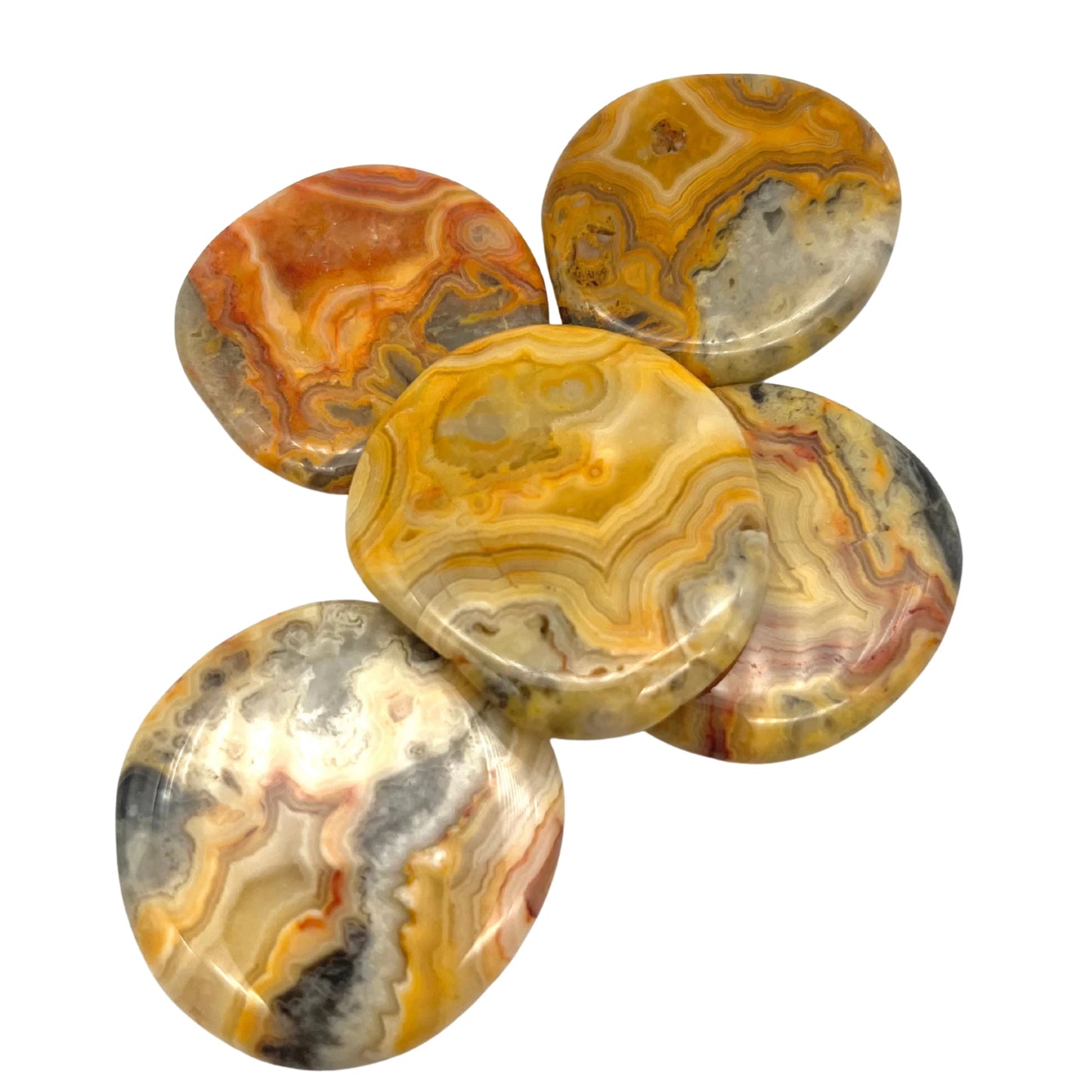 Galet en Agate Crazy Lace - Pierre Naturelle