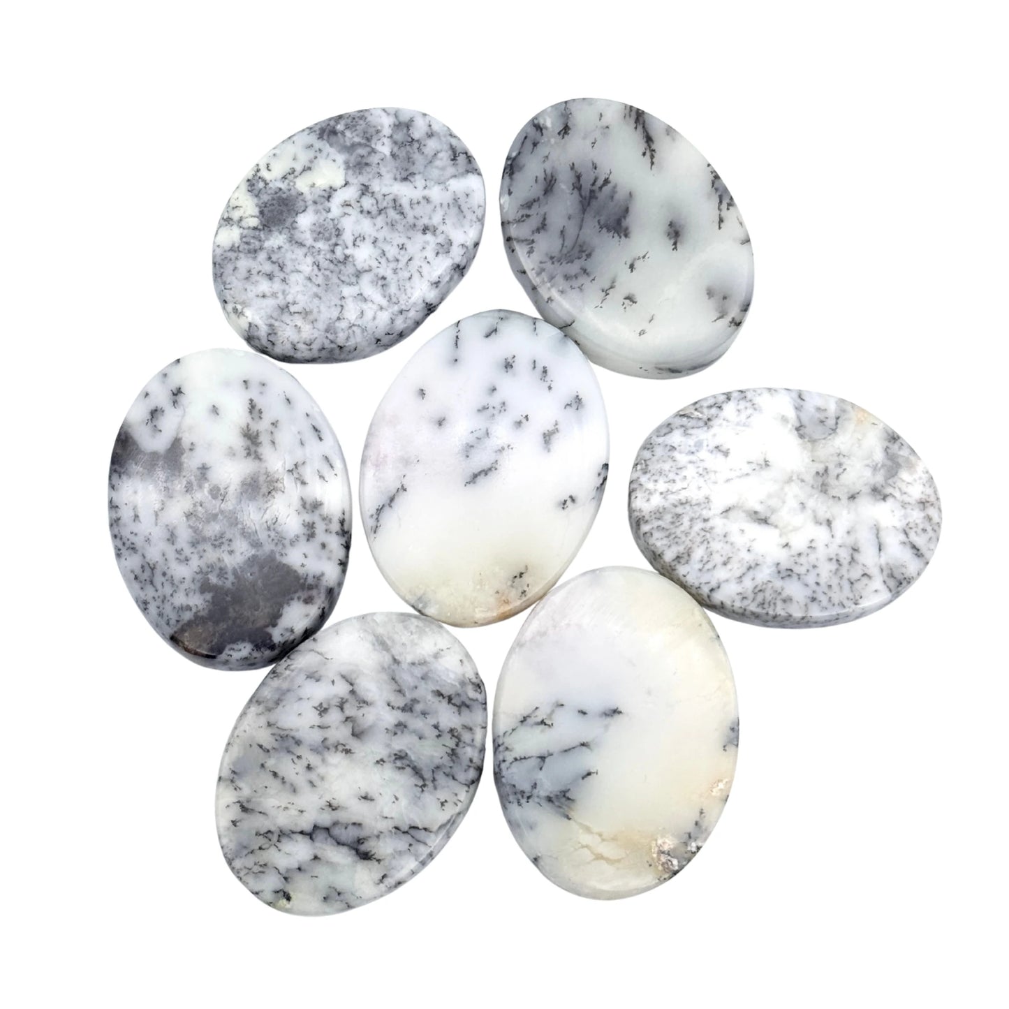 Galet en Agate Dendritique - Pierre Naturelle