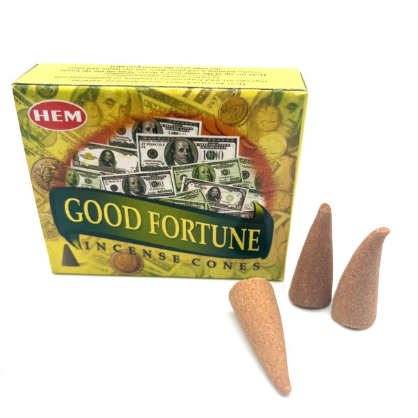 Encens Bonne Fortune (Good Fortune) en Cônes HEM
