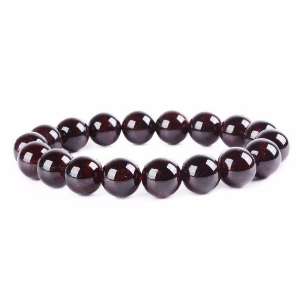 Grenat Rouge Bracelet en Pierre Boule