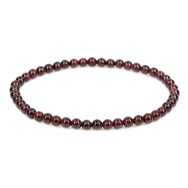 Grenat Rouge Bracelet en Pierre Boule