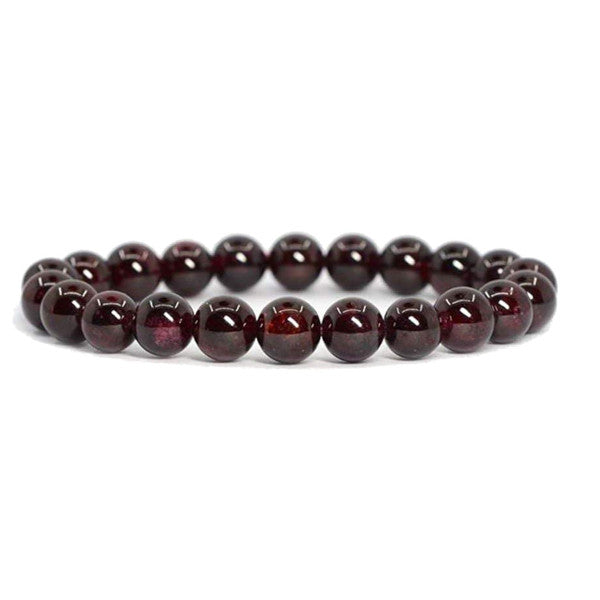 Grenat Rouge Bracelet en Pierre Boule