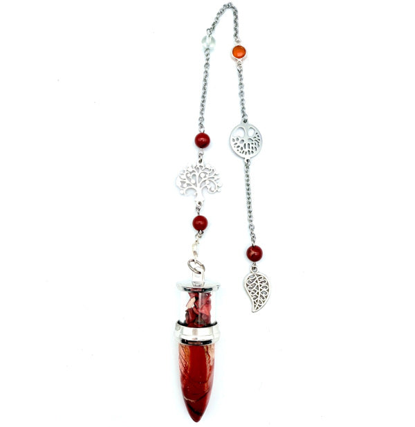 Pendule Jaspe Rouge - Pièce unique