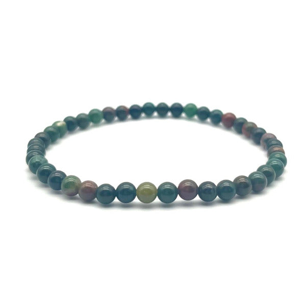 Jaspe Héliotrope Bracelet en Pierre Boule
