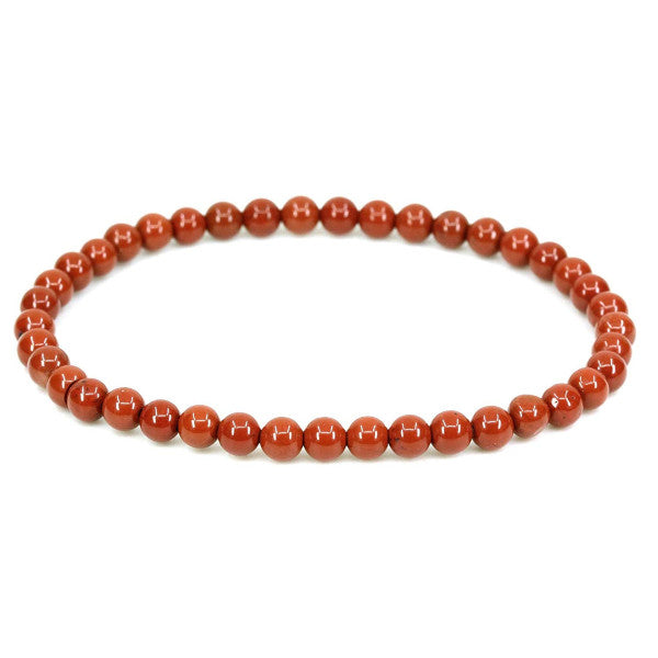 Jaspe Rouge Bracelet en Pierre Boule