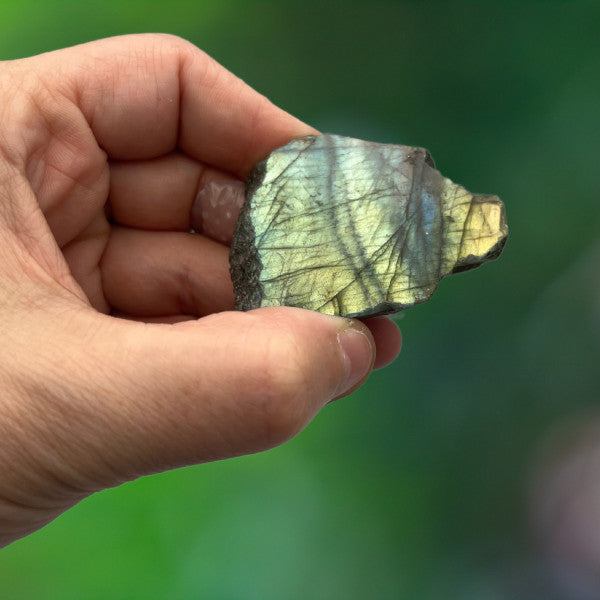Labradorite Extra Pierre Brute 1 Face Polie de Madagascar