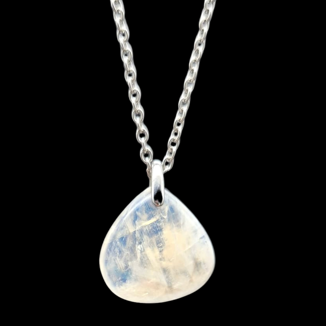Labradorite Blanche ou Péristérite Pendentif