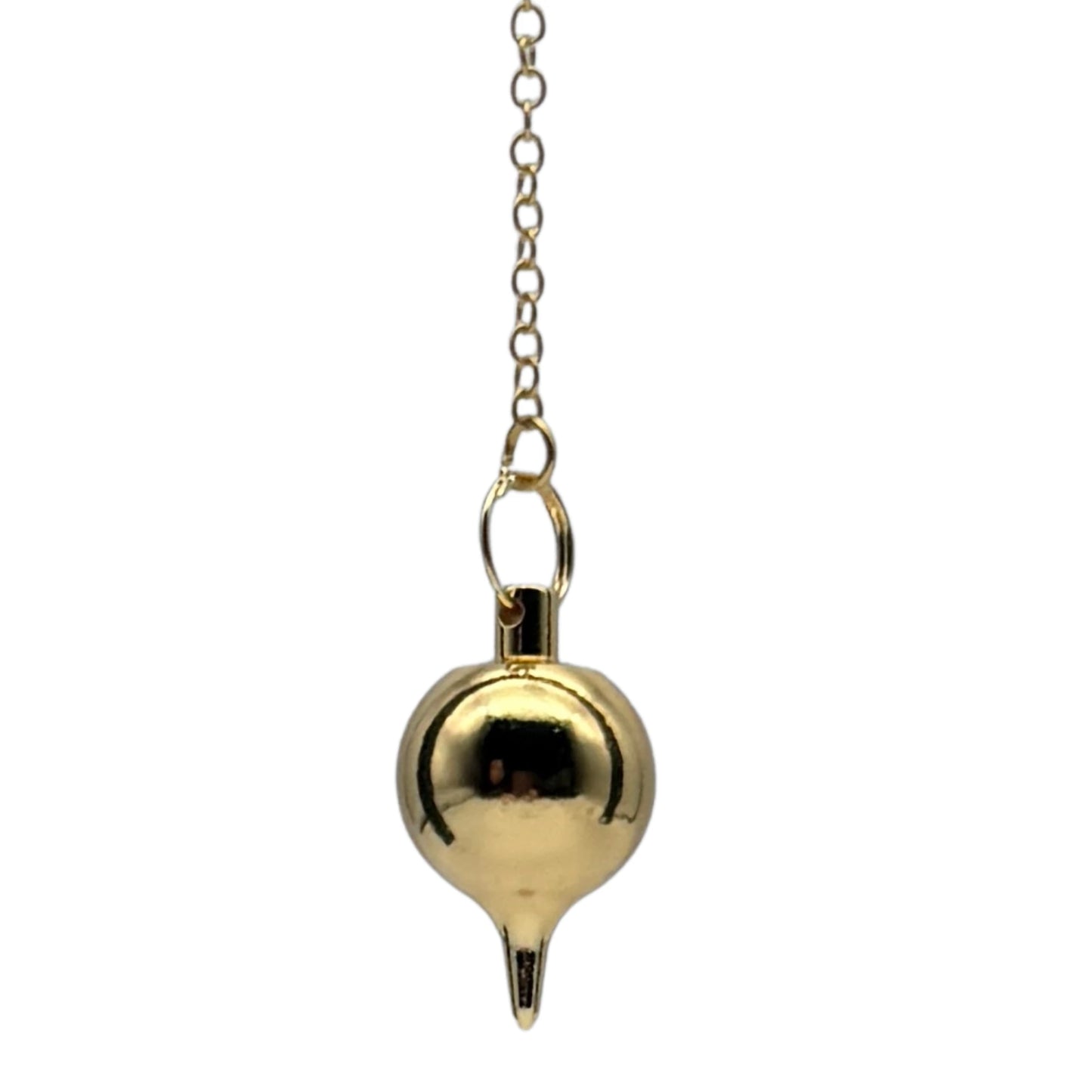 Pendule divinatoire en métal – forme boule