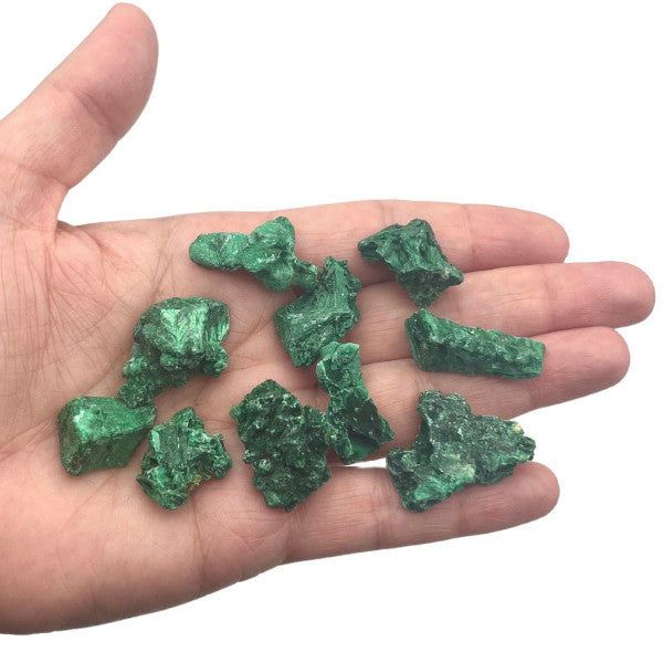 Malachite fibreuse Pierre Brute