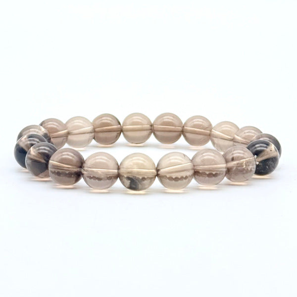 Quartz Fumé Bracelet en Pierre Boule