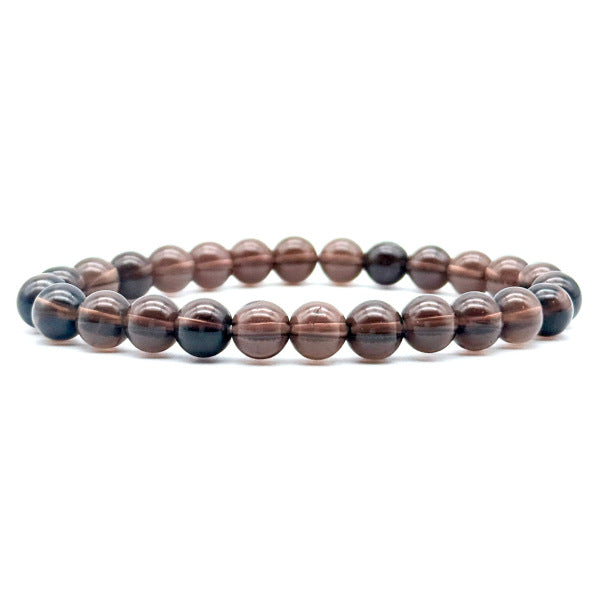Quartz Fumé Bracelet en Pierre Boule