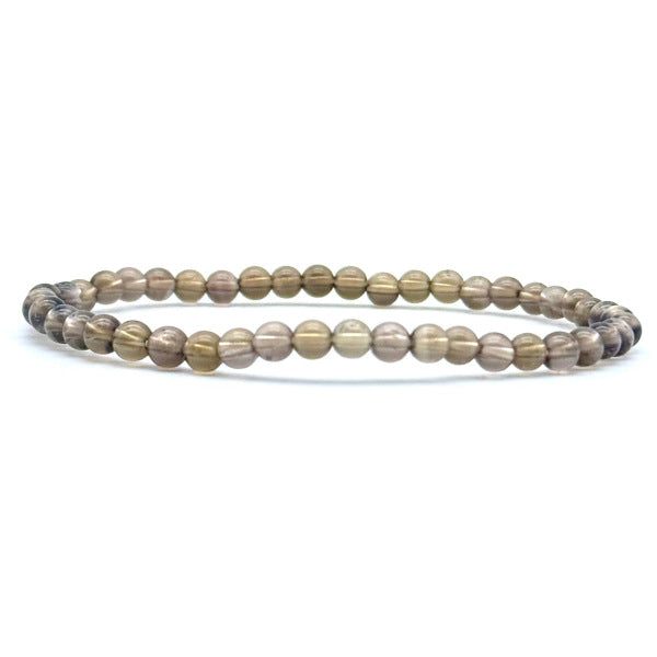 Quartz Fumé Bracelet en Pierre Boule