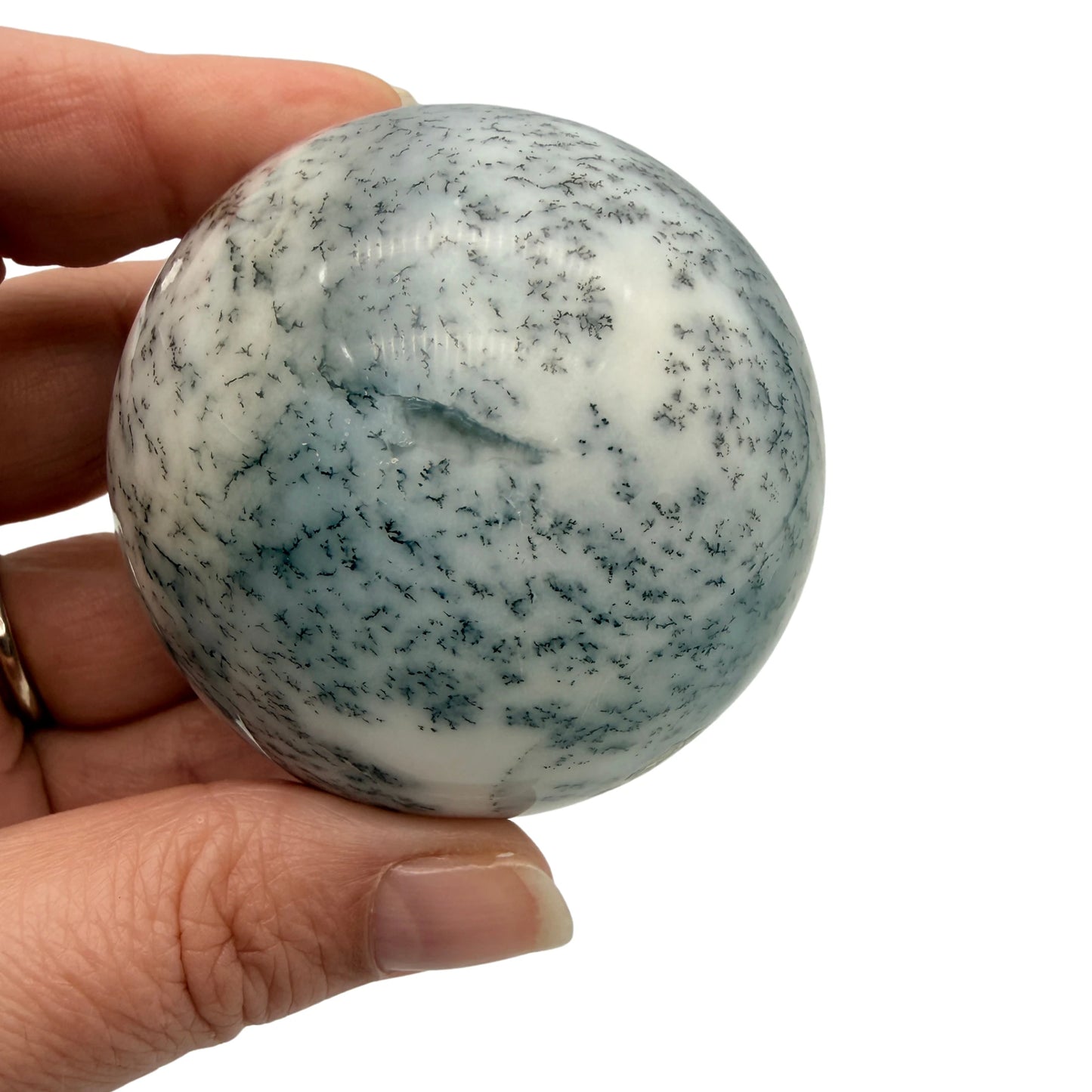 Sphère en Agate Dendritique - Pierre Naturelle