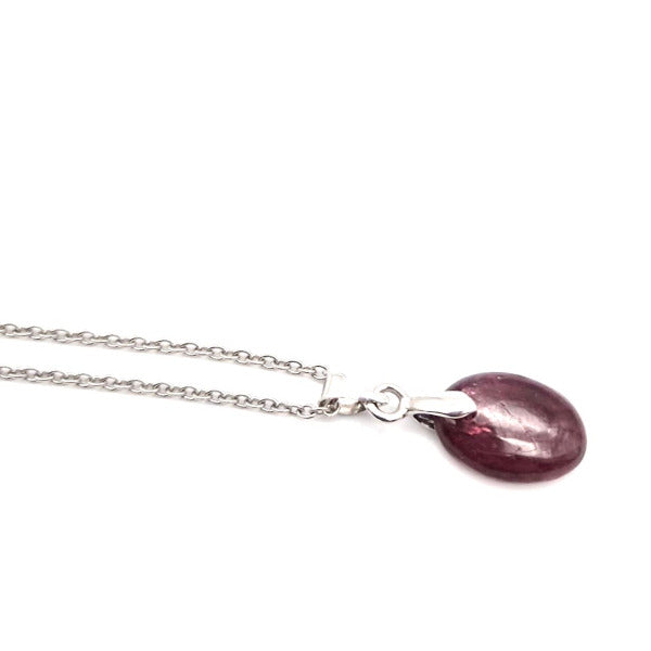 Tourmaline Rose Rubellite Pendentif