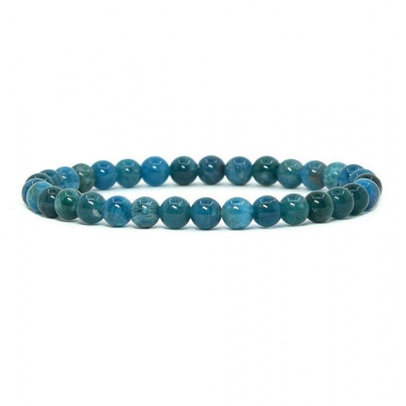 Apatite Bleue EXTRA Bracelet en Pierre Boule