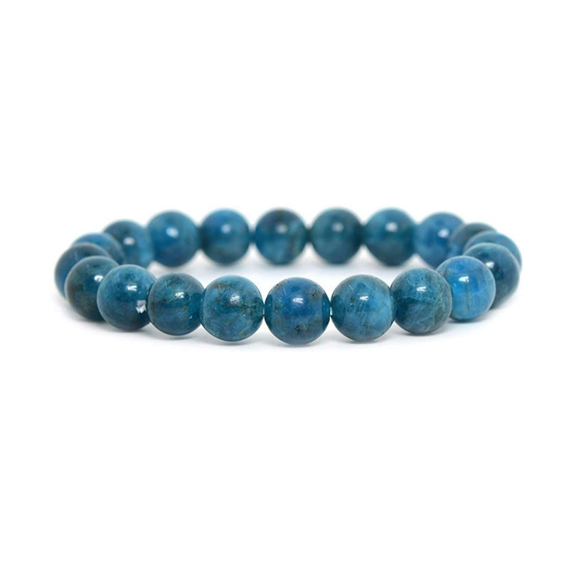 Apatite Bleue EXTRA Bracelet en Pierre Boule