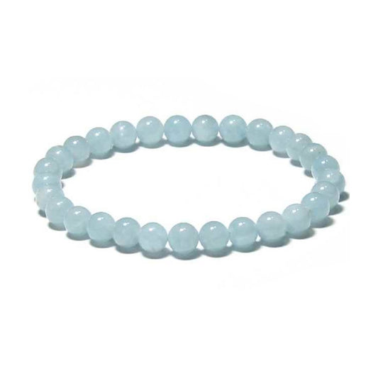 Aigue Marine EXTRA Bracelet en Pierre Boule