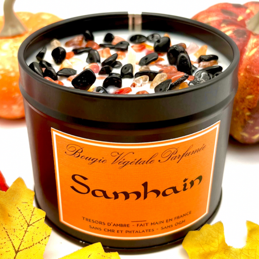 Bougie végétale parfumée – Sabbat de Samhain – En PRE COMMANDE UNIQUEMENT – Edition limitée