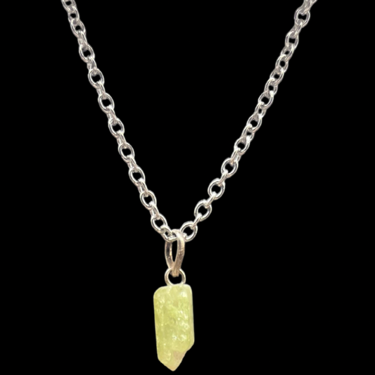 Tourmaline verte Pendentif