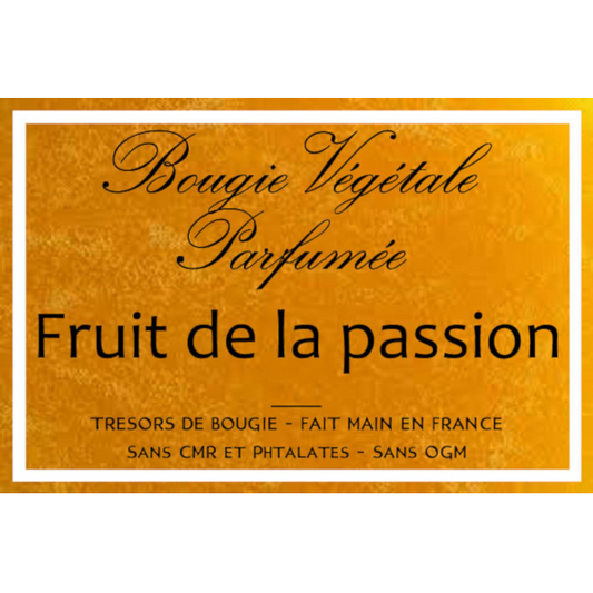 Bougie végétale parfumée Fruit de la passion