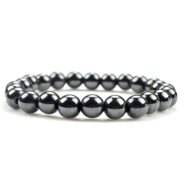 Hématite Bracelet en Pierre Boule