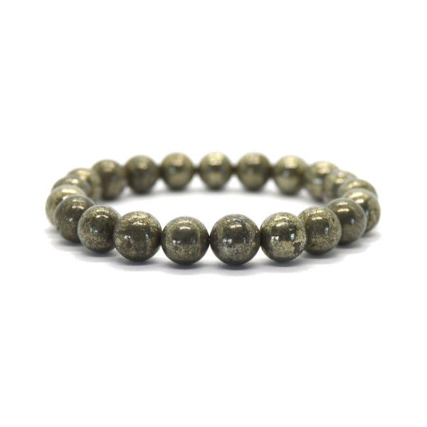 Pyrite Bracelet en Pierre Boule