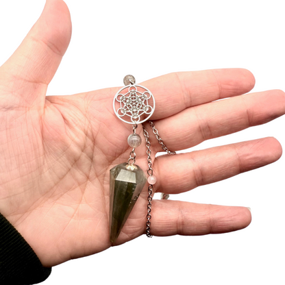 Pendule Labradorite - Pièce unique