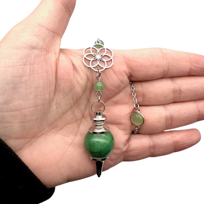 Pendule Aventurine - Pièce unique