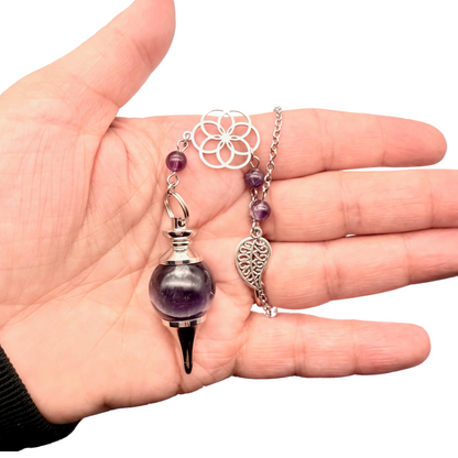 Pendule Améthyste - Pièce unique